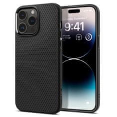 Spigen Ovitek Liquid Air za Apple iPhone 15 Pro Max - matt črna