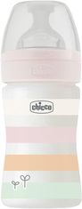 Chicco Otroška steklenička Well-being silikonska 150 ml deklica