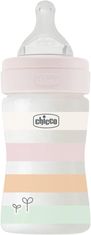 Chicco Otroška steklenička Well-being silikonska 150 ml deklica