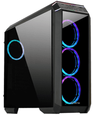 Chieftec Stallion II ohišje, USB 3.2, ATX, RGB, črno (GP-02B-UC-OP)