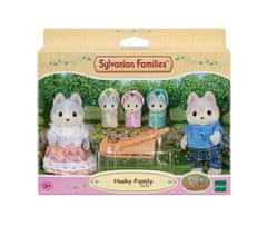 Sylvanian Families Družina haskijev s trojčki