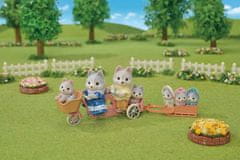 Sylvanian Families Družina haskijev s trojčki