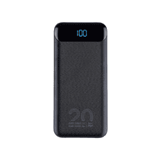 Zunanja baterija powerbank 20.000 mAh VA2580 Quick Charge / PD 20W z LCD-jem črn