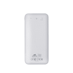 Zunanja baterija powerbank 20.000 mAh VA2280 z LCD-jem bel