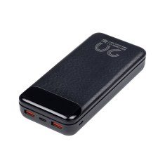 Zunanja baterija powerbank 20.000 mAh VA2580 Quick Charge / PD 20W z LCD-jem črn