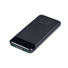 Zunanja baterija powerbank 10.000 mAh VA2540 Quick Charge / PD 20W z LCD-jem črn