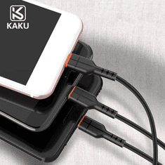 Polnilni kabel 3,2A Quick Charge - 3v1 - Lightning, Micro USB, Type C