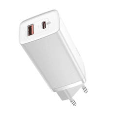 Adapter hišni polnilec 220V Gun2Lite Quick Charge 65W vhod 1x USB A in 1x Type C - Original (EU Blister) bel