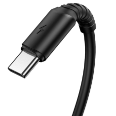 Podatkovni kabel BX47 Type C na USB 1m QC 3A črn