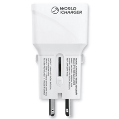 Svetovni adapter Quick Charge 20W izhod USB in Type C- Original (EU Blister) bel