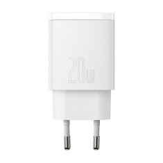 Adapter CCXY-B02 hišni polnilec 220V Super-SI Quick Charge 20W vhod USB A in Type C - Original (EU Blister) bel