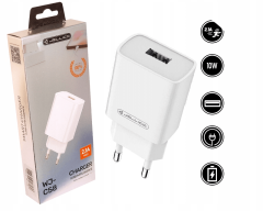 Adapter C58 hišni polnilec 2,1A Quick Charge 10W vhod USB A - Original (EU Blister) bel