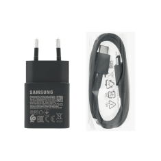 Hišni polnilec Fast Charge EP-T1510XBE 15W PD + kabel EP-DA705BBE TYPE C črn - original