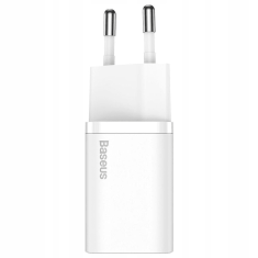 Adapter hišni polnilec 220V Super-SI Quick Charge 30W vhod Type C - Original (EU Blister) - bel