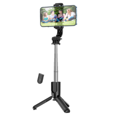 Selfie tripod stojalo K17 mini stand za snemanje in slikanje selfie posnetkov 60 cm - črn