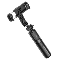 Selfie tripod stojalo K17 mini stand za snemanje in slikanje selfie posnetkov 60 cm - črn