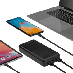 VA2572 zunanja baterija powerbank 20.000 mAh 20W - črn