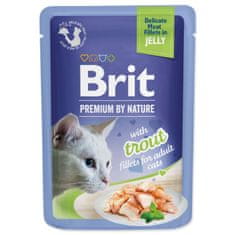 Brit Kapsula Premium by Nature fileti postrvi v želeju 85g