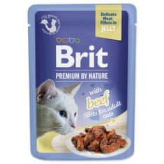 Brit Kapsula Premium by Nature goveji file v želeju 85g