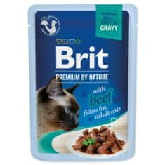 Brit Premium by Nature goveji file v omaki 85g