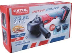 Extol Premium  baterija za kotni brusilnik SHARE20V, 115mm, 20V Li-ion, 2000mAh 8891840