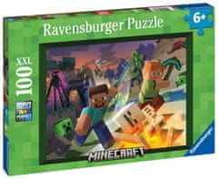 Ravensburger Puzzle Minecraft - Pošasti Minecrafta 100 kosov