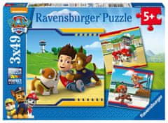 Ravensburger Puzzle Paw Patrol: Patrulja: Heroji 3x49 kosov