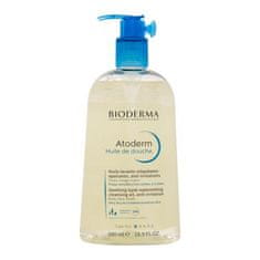 Bioderma Atoderm Soothing Lipid-Replenishing Cleansing Oil 500 ml pomirjujoči in negovalen oljni gel za prhanje za zelo suho in občutljivo kožo unisex