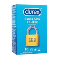 Durex Extra Safe Thicker Set kondom 18 kos