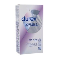 Durex Invisible Extra Lubricated Set kondom 10 kos