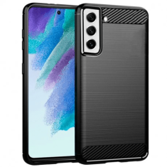 Havana Silikonski ovitek za Samsung Galaxy S21 FE G990 - mat carbon črn