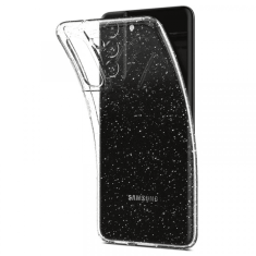 Spigen Liquid Crystal Glitter ovitek za Samsung Galaxy S21 FE G990 - prozoren z bleščicami