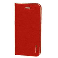 Havana Premium preklopna torbica Samsung Galaxy A33 A336 5G - rdeč z zlatim robom