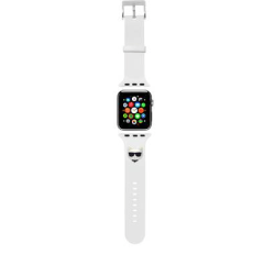 Silikonski pašček za uro za Apple Watch 38 / 40 mm - Choupettes Head bel - KLAWMSLCW