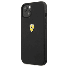 Ferrari Silikonski ovitek Scuderia FESSIHCP13SBK za iPhone 13 Mini - črn