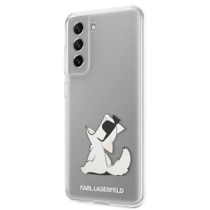 Karl Lagerfeld Originalen ovitek Samsung Galaxy S22 Plus 5G - Choupette Fun - prozorna zaščita - KLHCS22MCFNRC