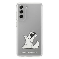 Karl Lagerfeld Originalen ovitek Samsung Galaxy S22 Plus 5G - Choupette Fun - prozorna zaščita - KLHCS22MCFNRC