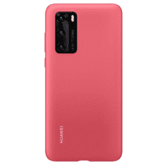 Huawei Original silikonski ovitek za P40 - rdeč