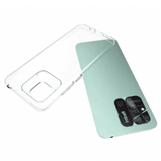 Onasi Clear Case 1,8 mm silikonski ovitek za Xiaomi Redmi 10C - prozoren