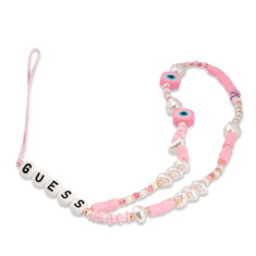 Guess GUSTBOHP zapestnica / obesek za telefon - Beads Shell roza