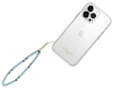 Guess GUSTBOHP zapestnica / obesek za telefon - Heishi Beads modra