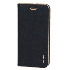 Havana Premium preklopna torbica Samsung Galaxy A33 5G A336 - modra z zlatim robom