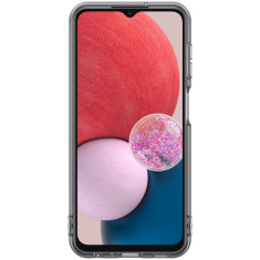 Samsung Original ovitek EF-QA136TBE za Galaxy A13 5G A136 / Galaxy A04s - prozorno temen