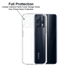 Onasi Clear Case 1,8 mm silikonski ovitek za Realme 9 / Realme 9 Pro Plus - prozoren