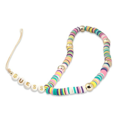 Guess GUSTPEAM zapestnica / obesek za telefon - Heishi Beads