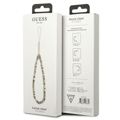 Guess GUSTPEAM zapestnica / obesek za telefon - Heishi Beads