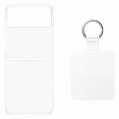 Samsung Original Clear Cover Ring ovitek EF-OF721CTE za Galaxy Z Flip 4 - prozoren