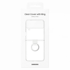 Samsung Original Clear Cover Ring ovitek EF-OF721CTE za Galaxy Z Flip 4 - prozoren