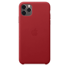 Apple Leather Case MX0F2ZM/A za iPhone 11 Pro Max - original rdeč