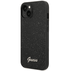 Guess GUHCP14SHGGSHK ovitek za iPhone 14 6.1 - črn z bleščicami